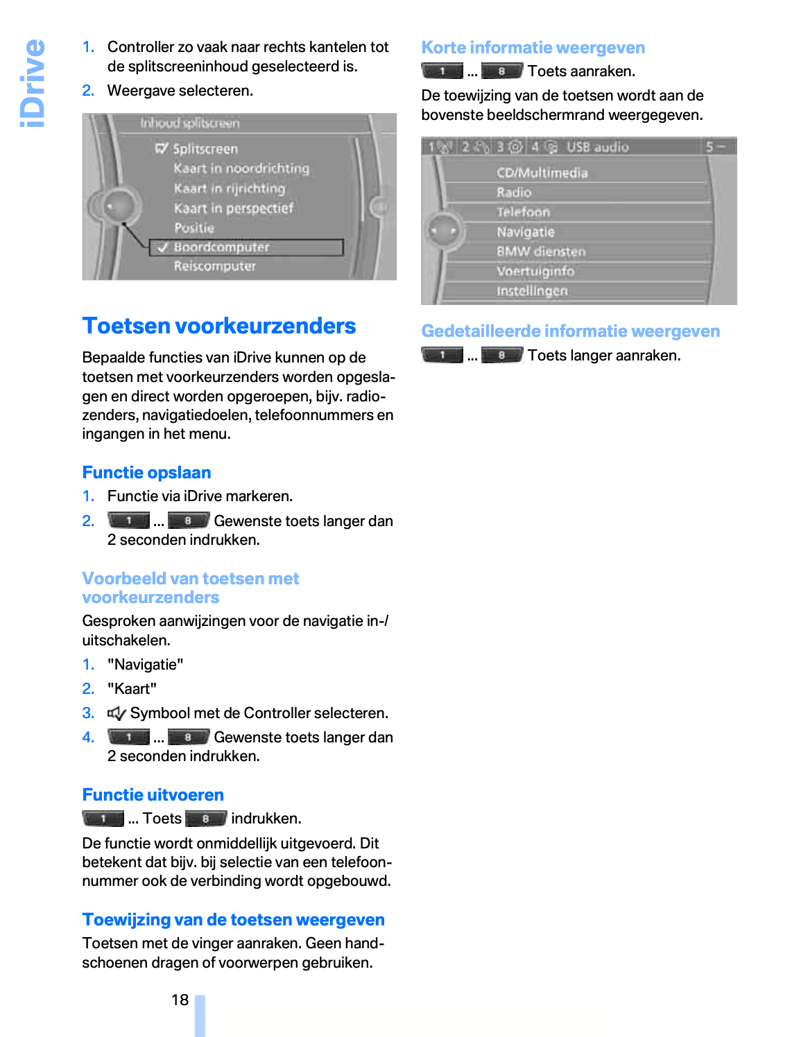 2009 BMW 3 Series Coupé/3 Series Cabrio Owner's Manual | Dutch