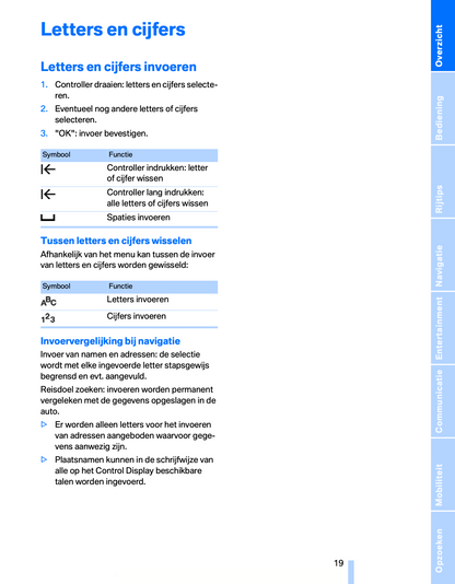 2009 BMW 3 Series Coupé/Cabrio Owner's Manual | Dutch