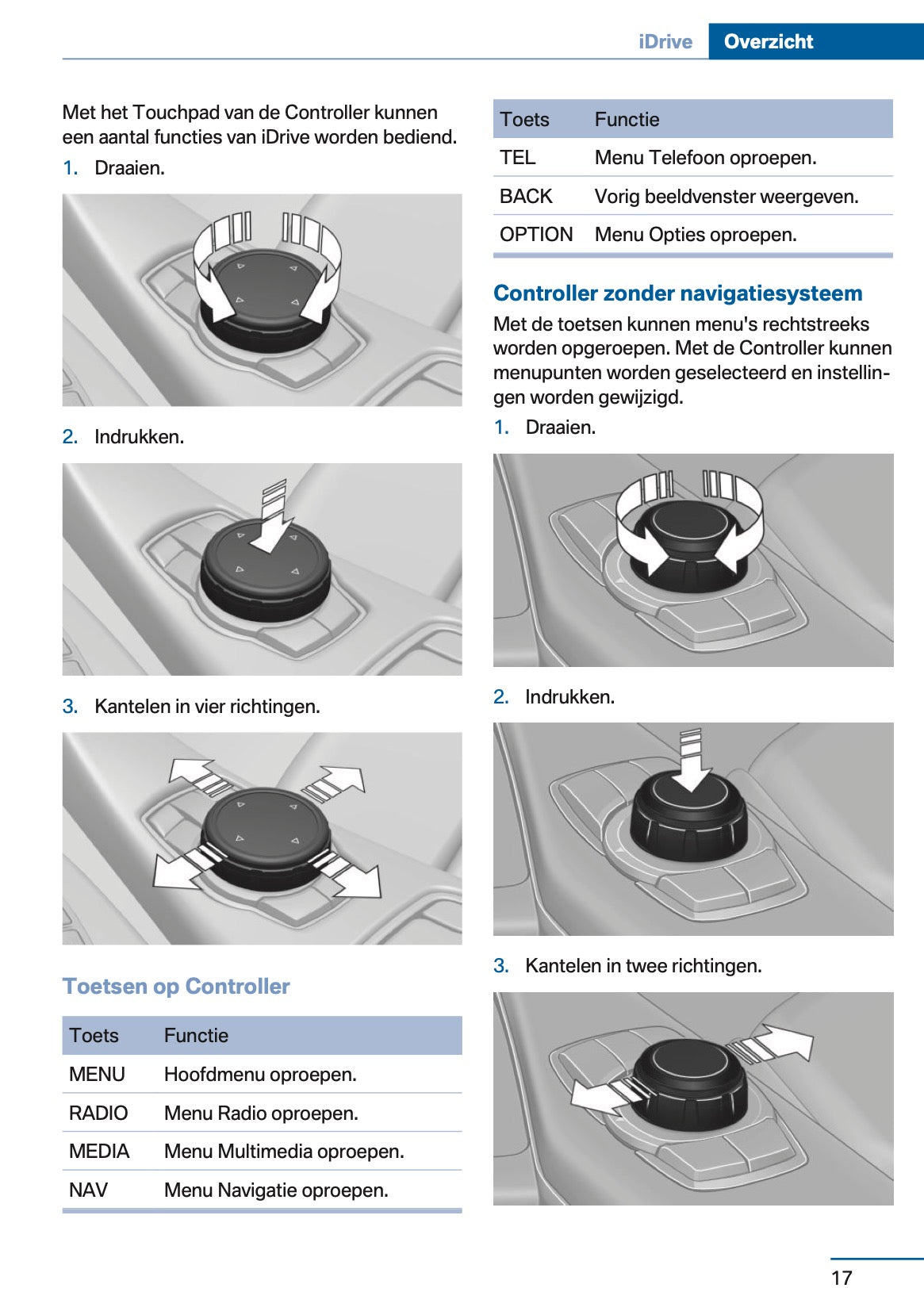 2014-2015 BMW 4 Series Coupé Owner's Manual | Dutch