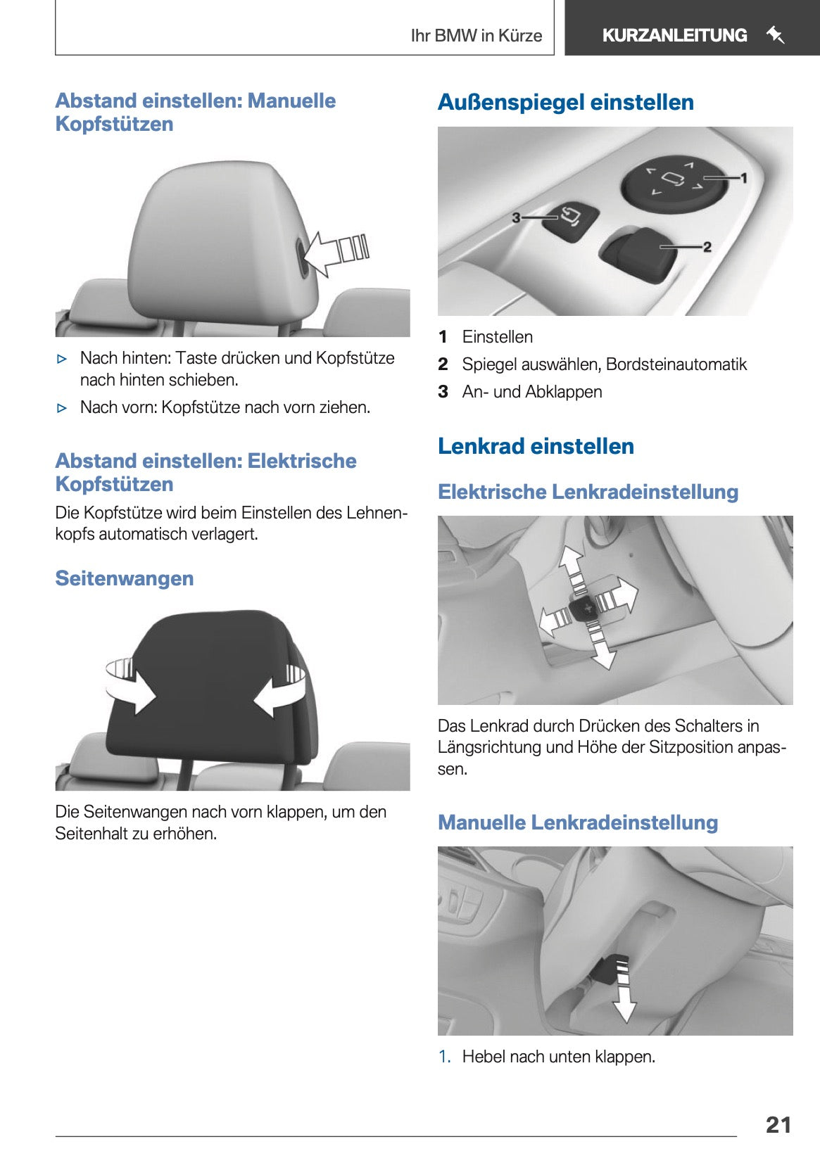 2018 BMW 5 Series Touring Owner's Manual | German