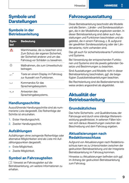 2018 BMW 5 Series Touring Owner's Manual | German