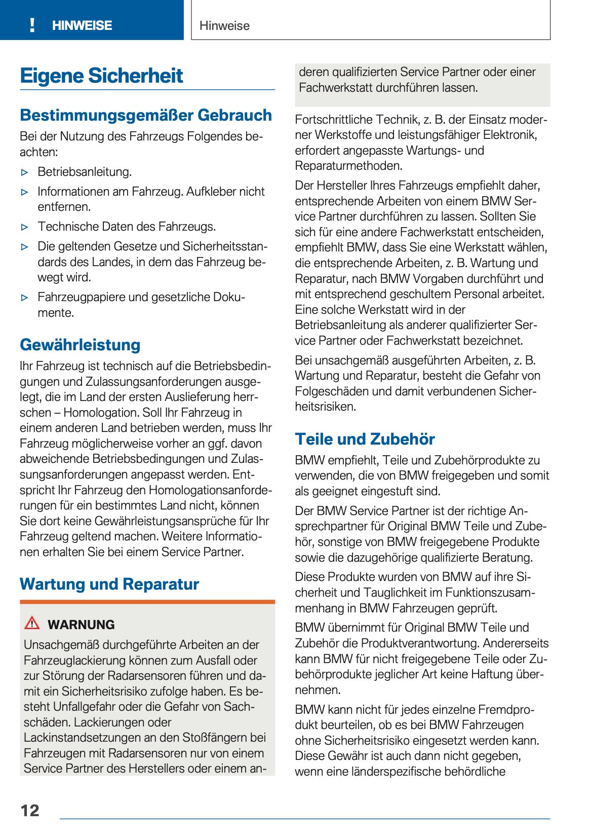 2019 BMW 5 Series Touring Bedienungsanleitung | Deutsch