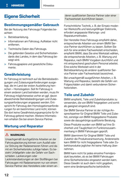 2019 BMW 5 Series Touring Bedienungsanleitung | Deutsch