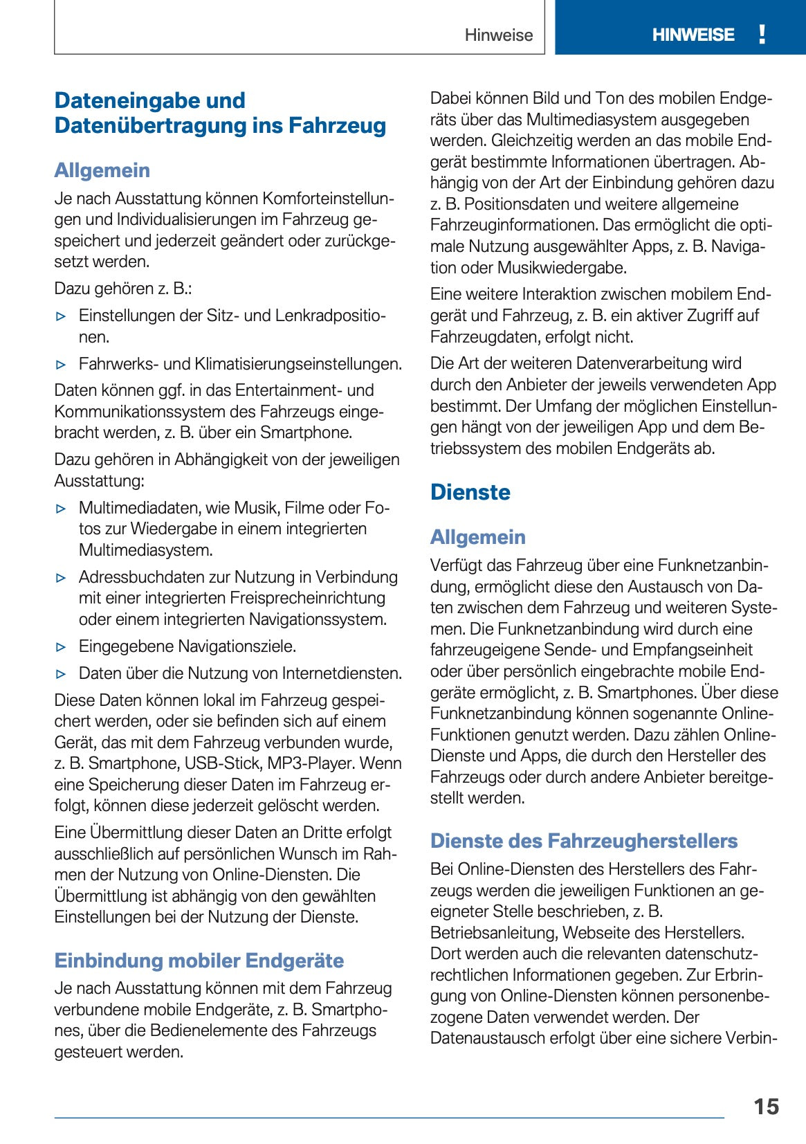 2019 BMW 5 Series Touring Bedienungsanleitung | Deutsch