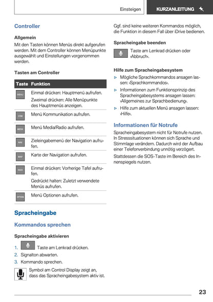 2019 BMW 5 Series Touring Bedienungsanleitung | Deutsch