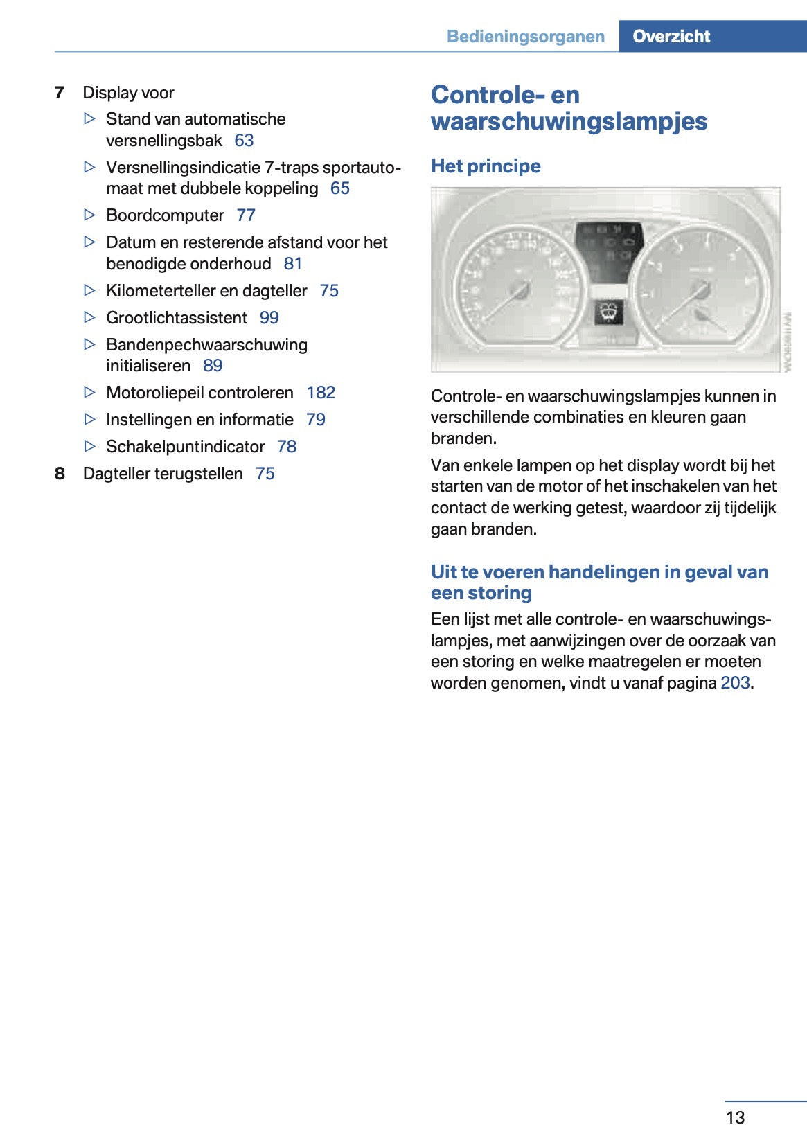 2014 BMW 1 Series Coupe/Convertible Owner's Manual | Dutch
