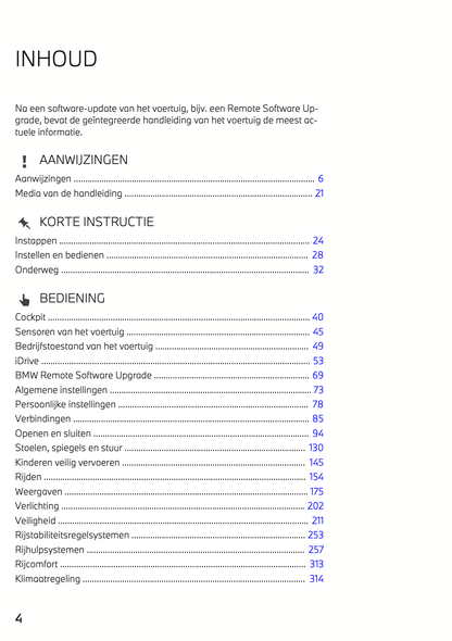 2022 BMW 3 Series Touring Owner's Manual | Dutch