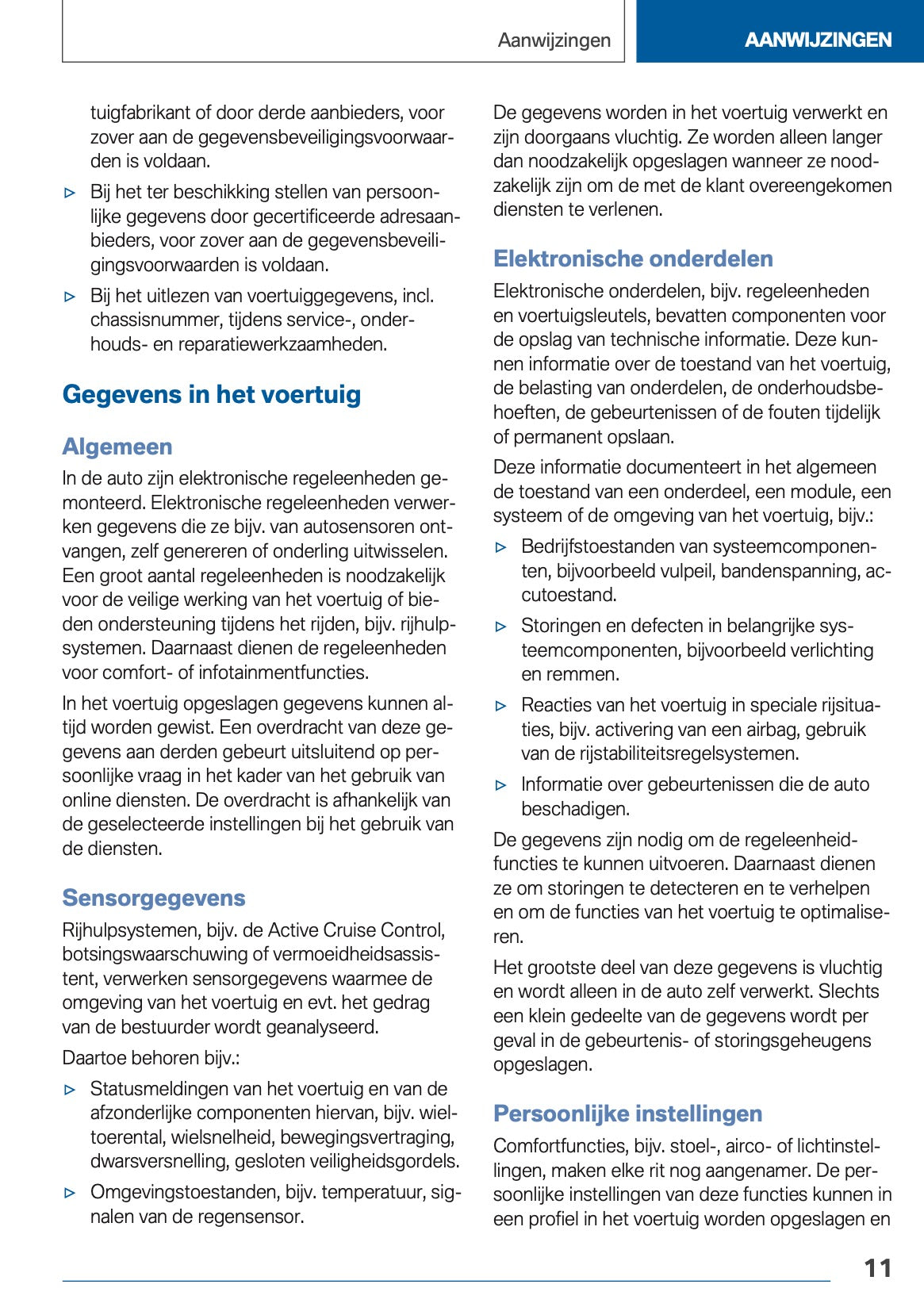 2021-2022 BMW X1 Owner's Manual | Dutch
