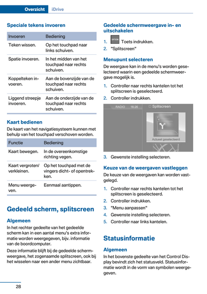 2017-2018 BMW X3 Owner's Manual | Dutch