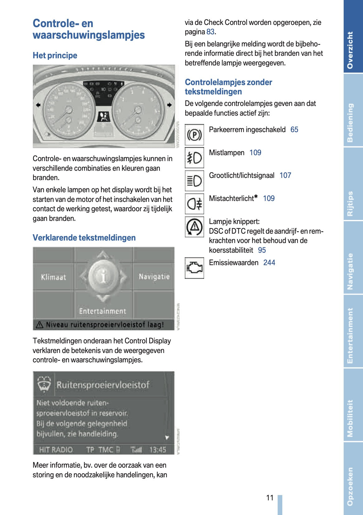 2009-2010 BMW X5 Owner's Manual | Dutch