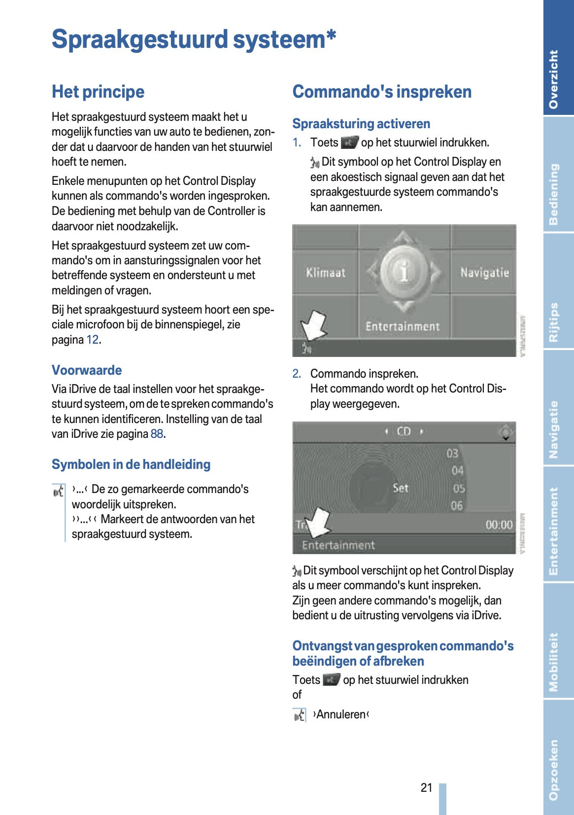 2009-2010 BMW X5 Owner's Manual | Dutch