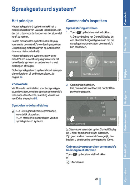 2009-2010 BMW X5 Owner's Manual | Dutch