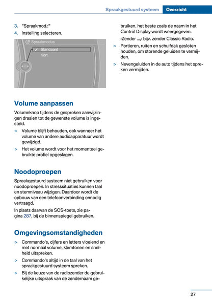 2017 BMW X5 Owner's Manual | Dutch