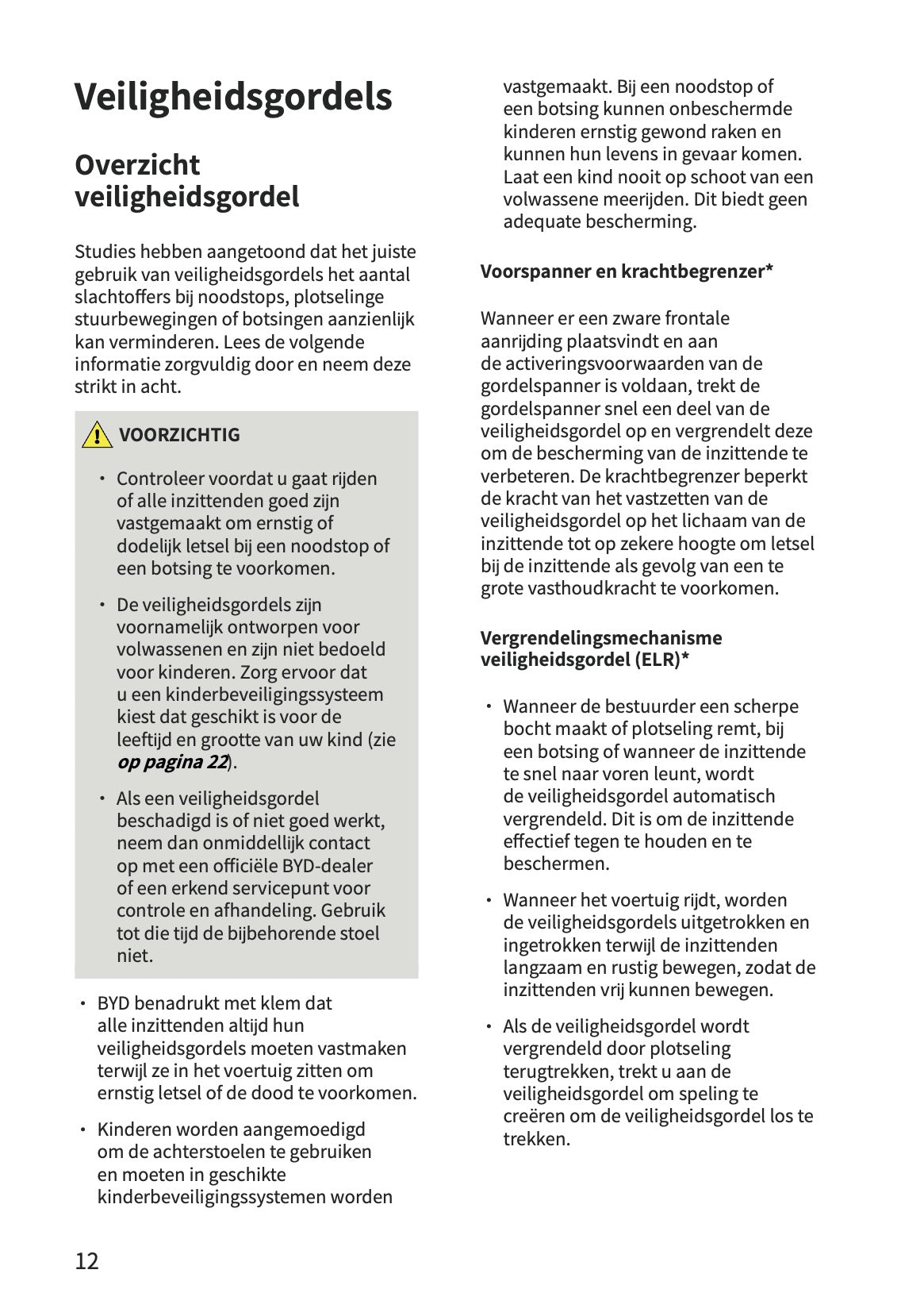 2026 BYD Dolphin G DM-i Owner's Manual | Dutch