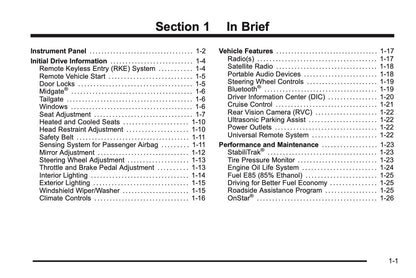 2010 Chevrolet Avalanche Owner's Manual | English US