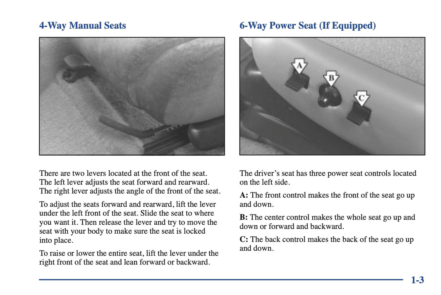 2000 Chevrolet Camaro Owner's Manual | English US