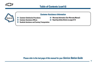 2000 Chevrolet Camaro Owner's Manual | English US