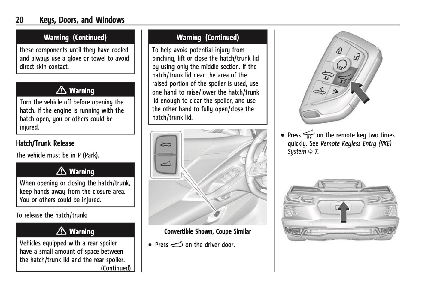 2021 Chevrolet Corvette Owner's Manual | English US