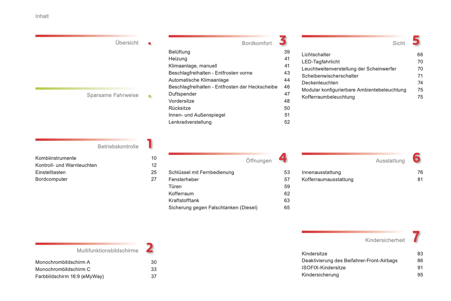 2014-2015 Citroen C3 Bedienungsanleitung | Deutsch