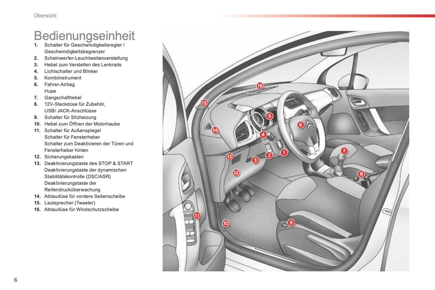 2014-2015 Citroen C3 Bedienungsanleitung | Deutsch