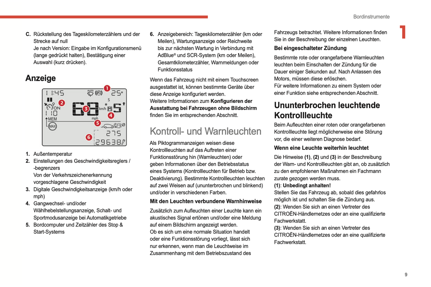 2022-2024 Citroen C3 Bedienungsanleitung | Deutsch