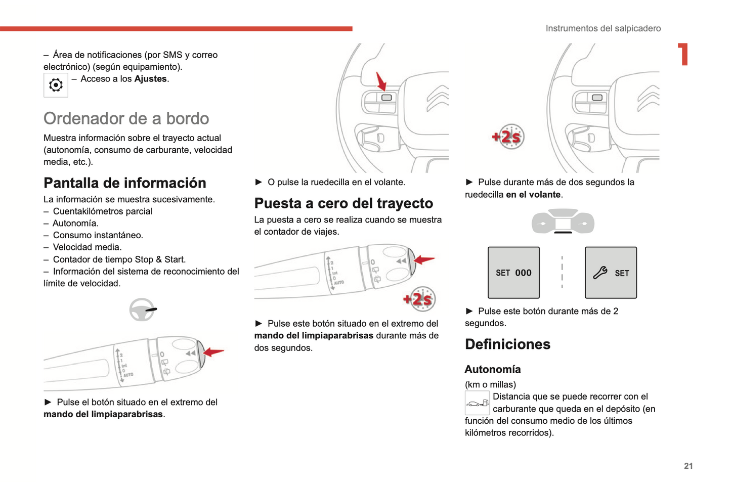 2022-2024 Citroen C3 Bedienungsanleitung | Spanisch