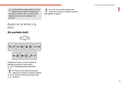 2022-2024 Citroen C3 Bedienungsanleitung | Spanisch