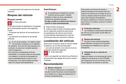 2022-2024 Citroen C3 Bedienungsanleitung | Spanisch