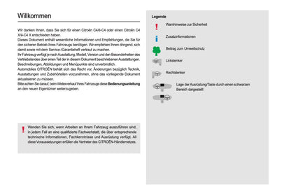 2022-2024 Citroën C4/C4 X Bedienungsanleitung | Deutsch