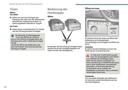 2025 Citroën C4/C4 X Owner's Manual | German