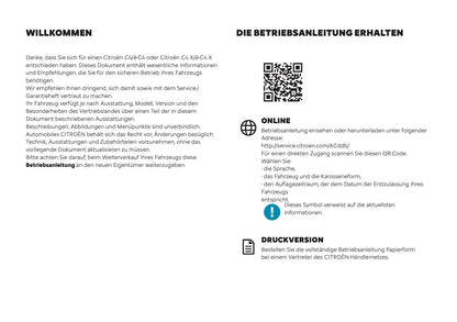 2026 Citroën C4/C4 X Bedienungsanleitung | Deutsch