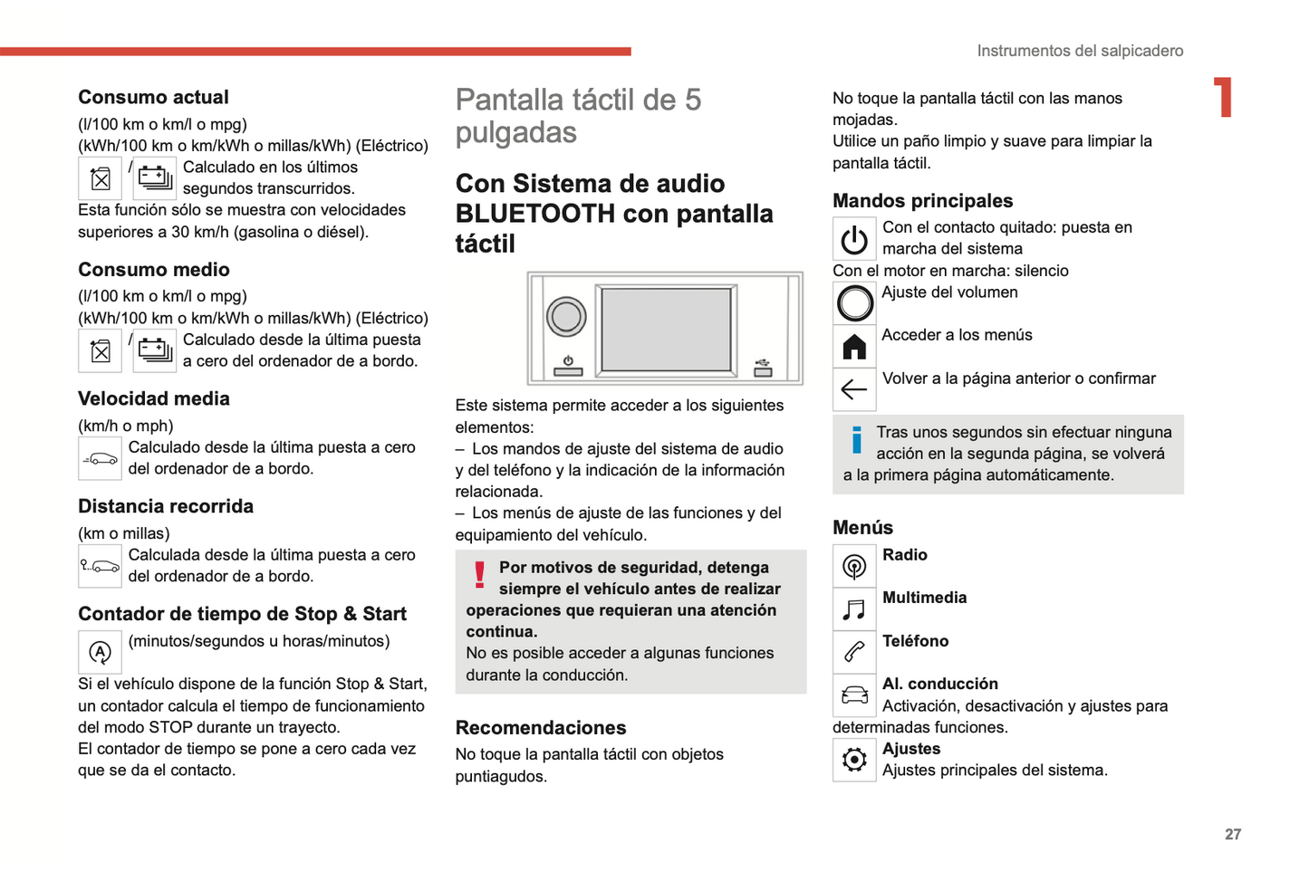 2022-2024 Citroën C4/C4 X/ë-C4/ë-C4 X Owner's Manual | Spanish