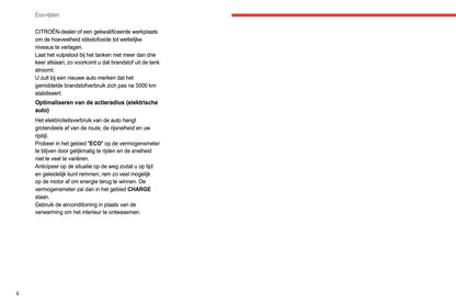 2021-2022 Citroën C4/e-C4 Owner's Manual | Dutch