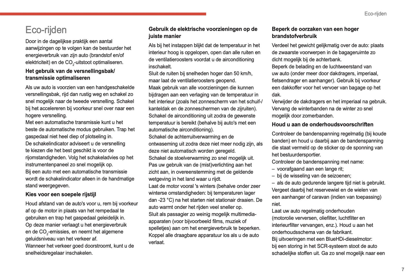 2021-2022 Citroën C4/e-C4 Owner's Manual | Dutch