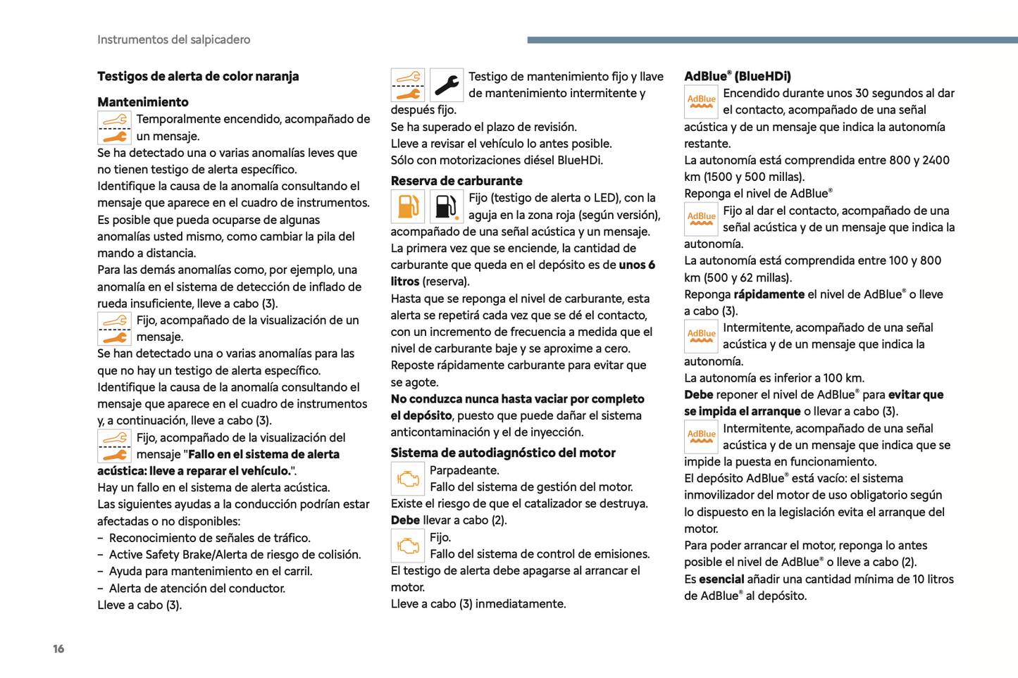 2024 Citroën C5 Aircross Owner's Manual | Spanish