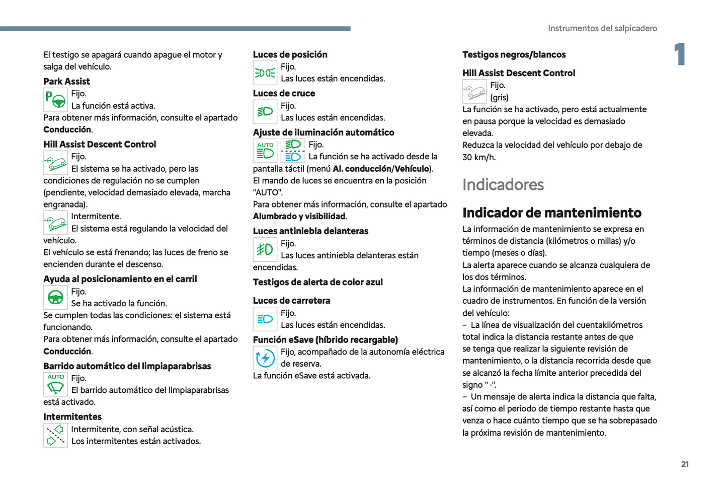 2024 Citroën C5 Aircross Owner's Manual | Spanish