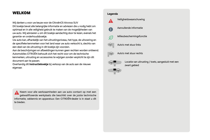 2024 Citroën C5 Aircross Owner's Manual | Dutch