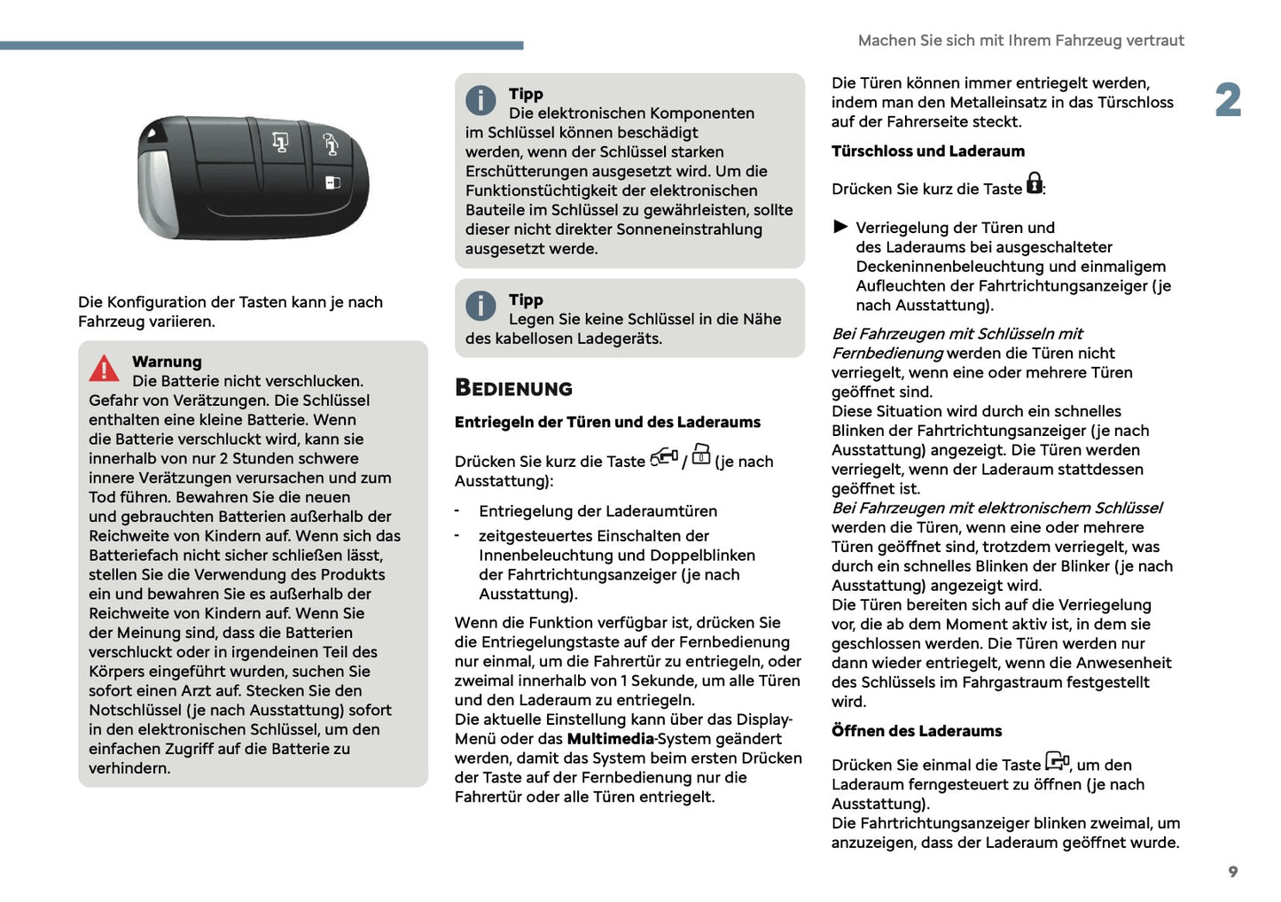 2025-2026 Citroën Jumper/Relay Owner's Manual | German
