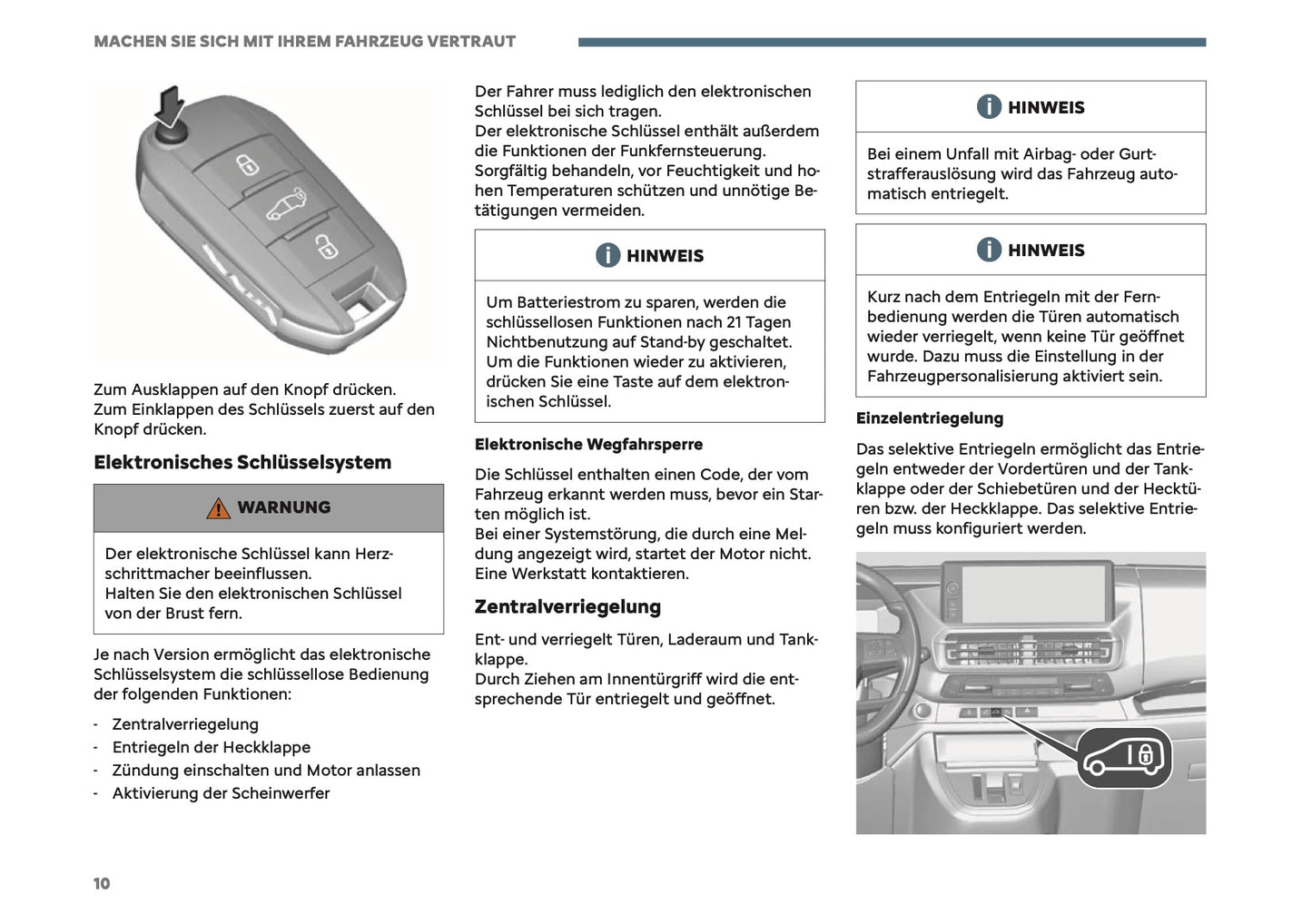 2026 Citroën Jumpy/Dispatch/SpaceTourer Bedienungsanleitung | Deutsch