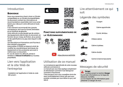 2025-2026 Citroën Jumper/Relay Owner's Manual | French