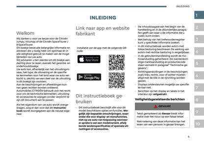 2026 Citroën Jumpy/Dispatch/SpaceTourer Owner's Manual | Dutch
