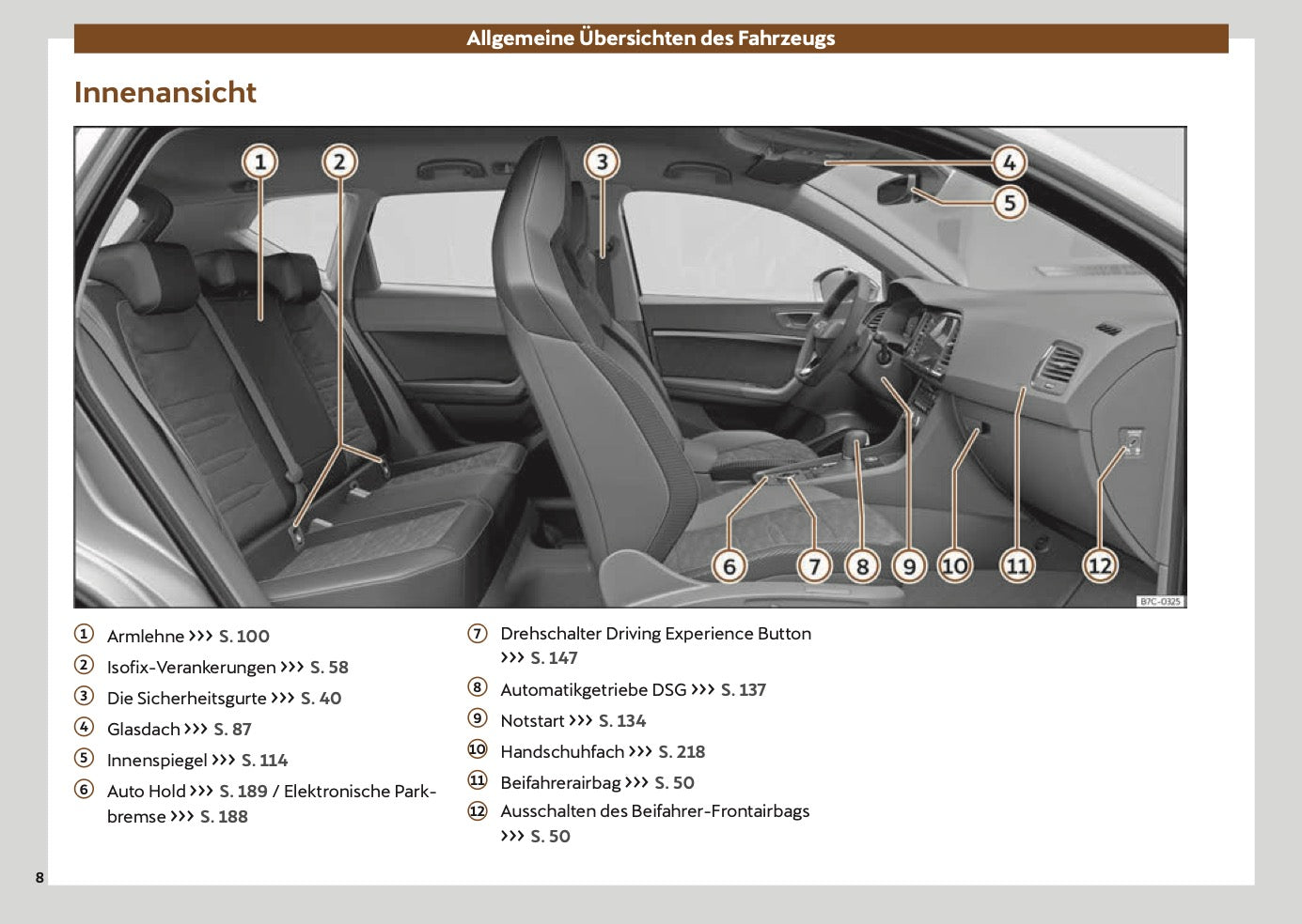 2024 Cupra Ateca Owner's Manual | German