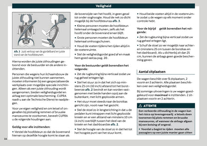 2020-2021 Cupra Formentor Owner's Manual | Dutch