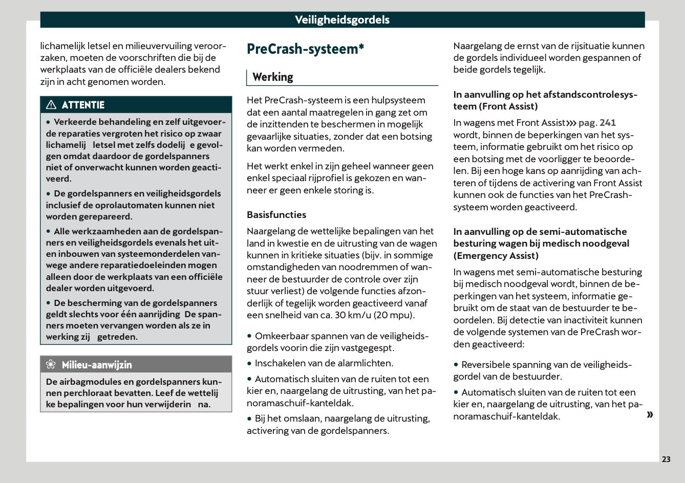 2020-2021 Cupra Formentor Owner's Manual | Dutch