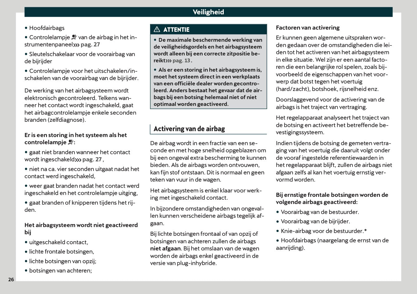 2020-2021 Cupra Formentor Owner's Manual | Dutch