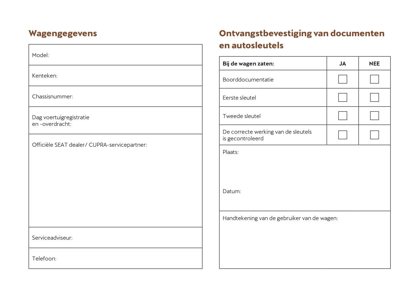 2025-2026 Cupra Terramar Owner's Manual | Dutch
