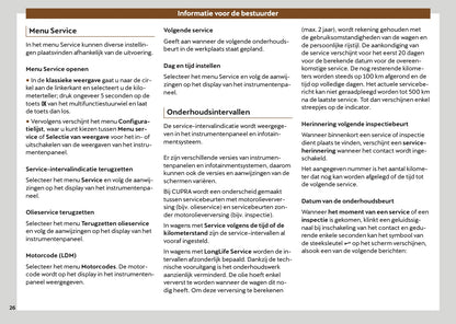 2025-2026 Cupra Terramar Owner's Manual | Dutch