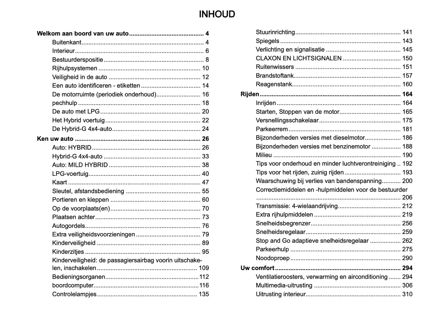 2026 Dacia Bigster Owner's Manual | Dutch