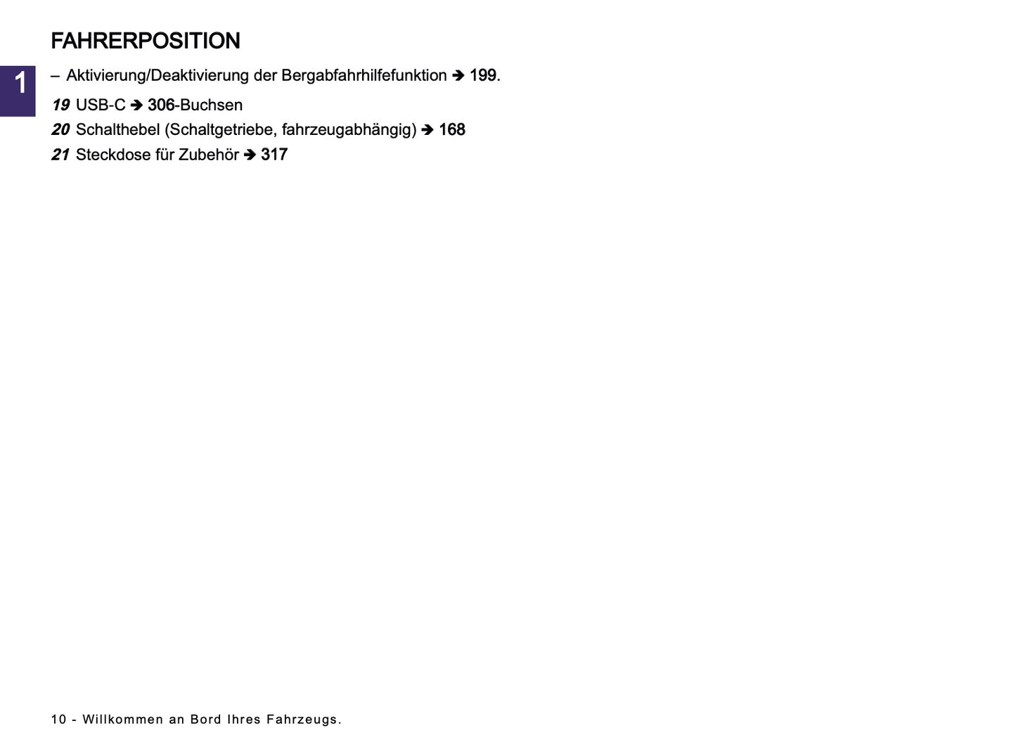 2025-2026 Dacia Duster Owner's Manual | German