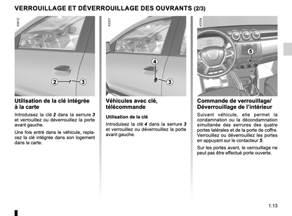 2022-2024 Dacia Duster Owner's Manual | French